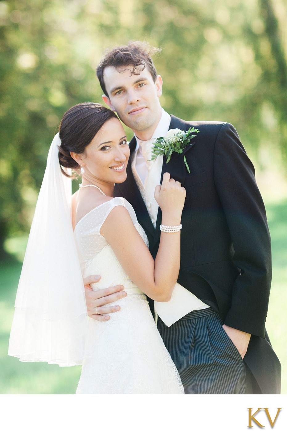 Anne & Lawrence - wedding portrait Chateau Liblice