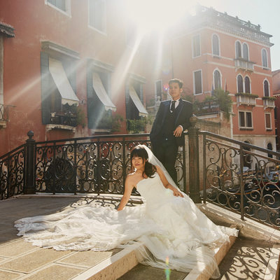 kissed by the sun - Venice / Venezia pre-wedding photo