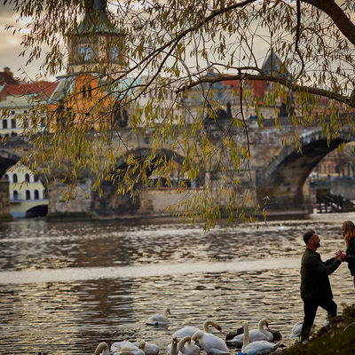 the moment before - Prague marriage proposal