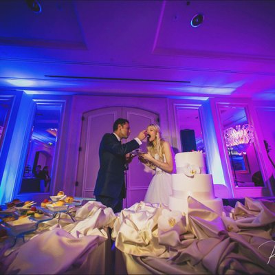 Bride & Groom  wedding cake Four Seasons Hotel Prague
