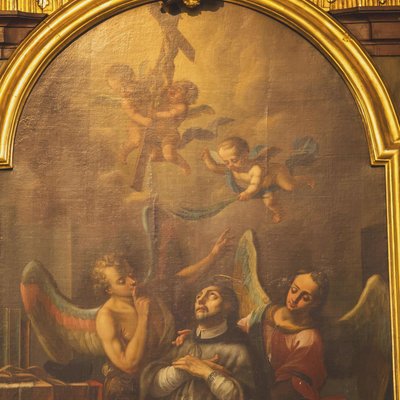 Church of St Thomas Prague painting details