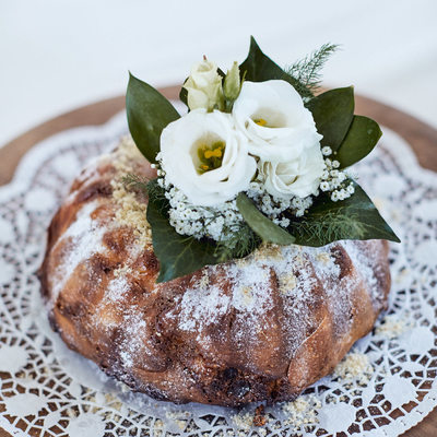 the wedding cake -  Lake Bled elopement weddings