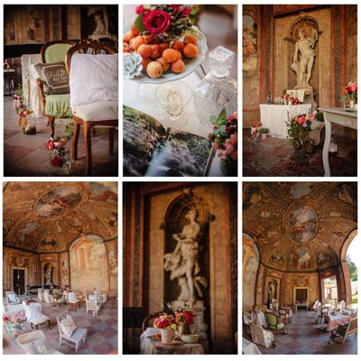Vrtba Garden designer weddings interior details