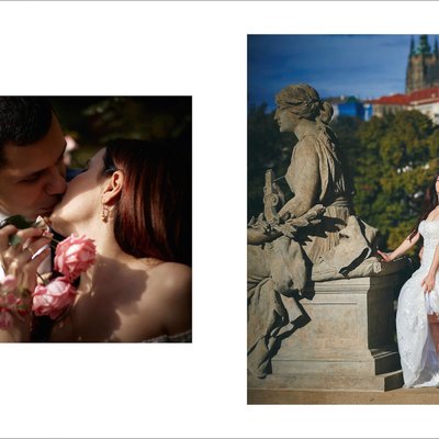 Turkish bride & groom Prague wedding photos