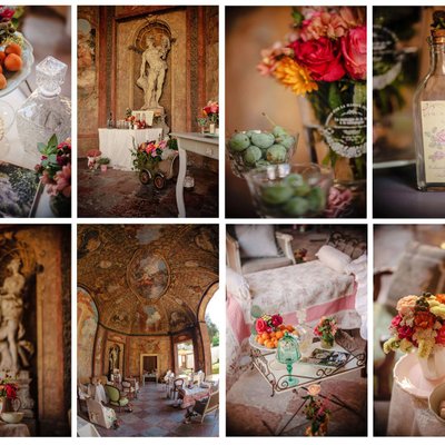 The Vrtba Garden wedding interior styling and design