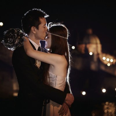 Y&R Cinematic inspired night time pre-weddings Prague