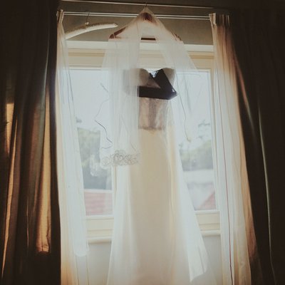 wedding dress Aria Hotel