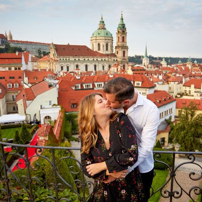 Vrtba Garden surprise marriage proposal