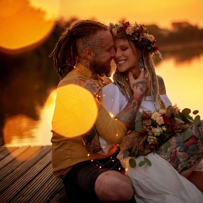 Golden Light Engagements | Zlata & Pavel | sunset