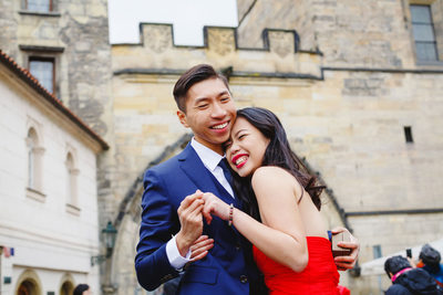 The Happily Engaged Charles Bridge