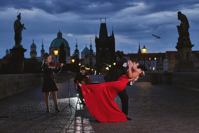 Epic Charles Bridge engagements