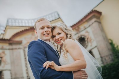 The happiest newlyweds