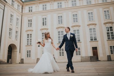 Walking through Prague Castle