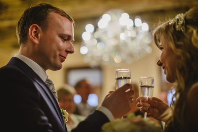 Champagne toast for the newlyweds Alchymist 