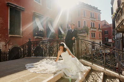 kissed by the sun - Venice / Venezia pre-wedding photo