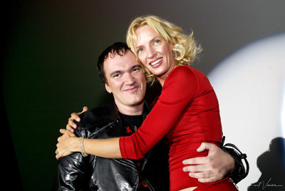Director Quentin Tarantino & Actress Uma Thurman