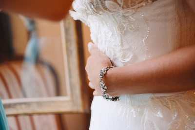 Hluboka nad Vltavou Castle wedding bride bracelet