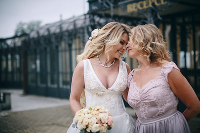 Joyful Moment Mother & Daughter