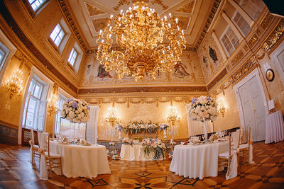 Lavish Prague weddings dinner locations Kaunicky Palace
