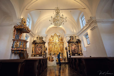 Ringing the bells Pilgrimage Church Bled Slovenia