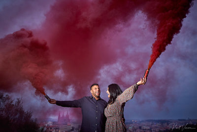 Celebrating with Flares