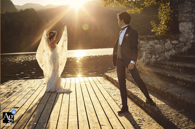 WPJA Artistic Guild - Lake Bled Slovenia Angelic bride