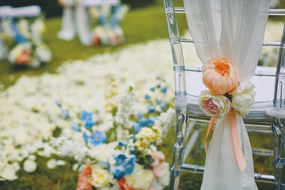 carpet made of flowers