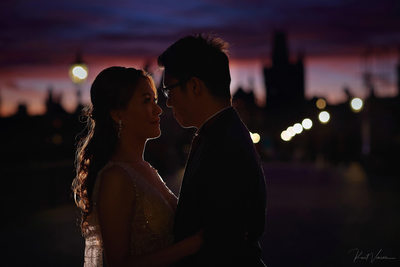 Romantic Silhouette Charles Bridge