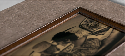 wood frame for album cover photo