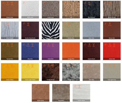 Swatch materials album covers