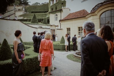 Brides arrival