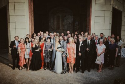 traditional wedding photo