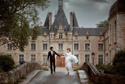 E+F Chateau d'Esclimont wedding adventure