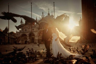 sunrise in San Marco Venice