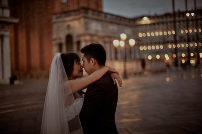 The romantic atmosphere of San Marco at Dawn