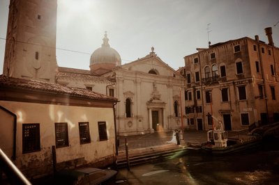 exploring historic quarter