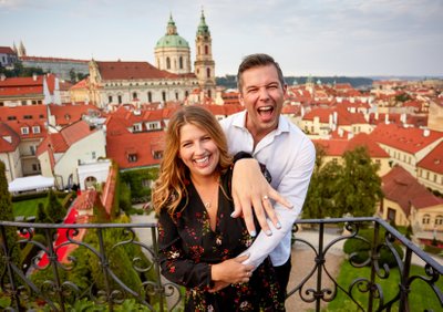 Vrtba Garden surprise marriage proposal