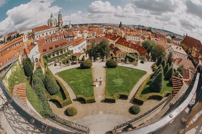 above Vrtba Garden