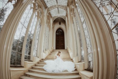 Gorgeous Russian bride Castle Hluboka
