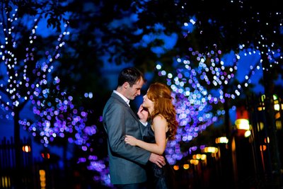 night time romance in Dublin