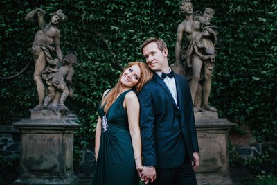 Polya & Dirk - Garden of Love - Prague Honeymoon Photo