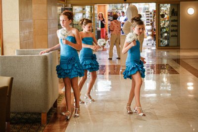 bridesmaids & daughters - Hotel Intercontinental Prague