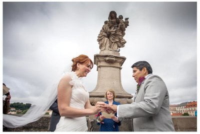 Exchanging of the wedding rings