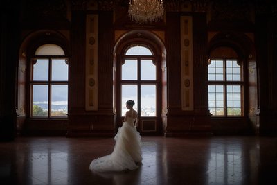 Vienna Belvedere Palace Bride On Her Wedding Day