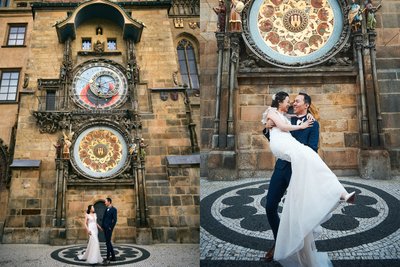 Whimsical & magical bride & groom portraits from Prague!