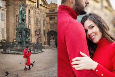 red sweaters 