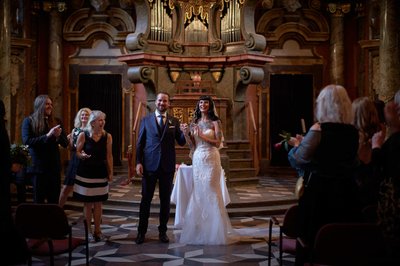 Canadian Newlyweds Mirror Chapel