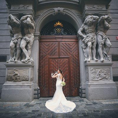 Bride Posing