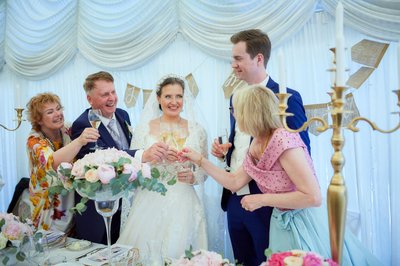 Toasts For The Newlyweds, Villa Richter 