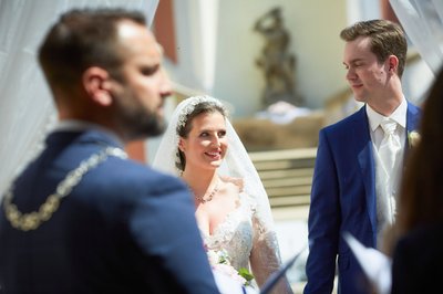 The radiant bride and her groom Ledebour Garden